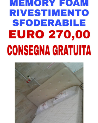 Materasso matrimoniale in memory foam