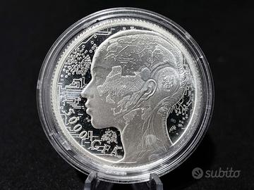 1 oncia 1OZ argento Ciad 2023 - IA