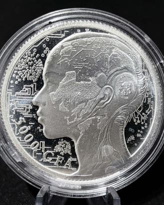 1 oncia 1OZ argento Ciad 2023 - IA