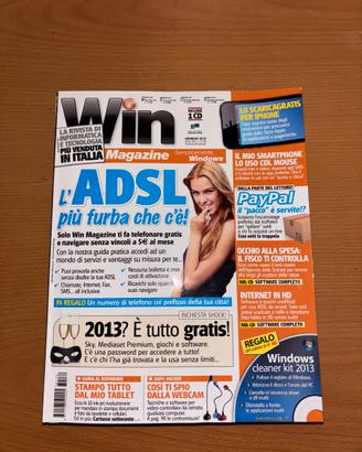 Riviste Win Magazine annate 2013 e 2014
