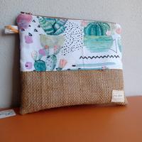 pochette estiva in tessuto fantasia