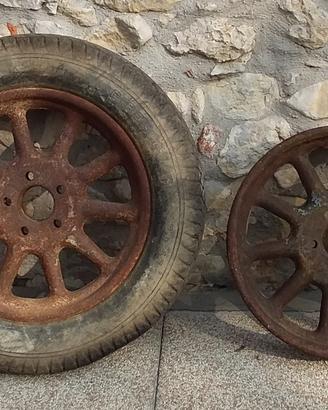 Ruote cerchio fiat 501 anno 1926