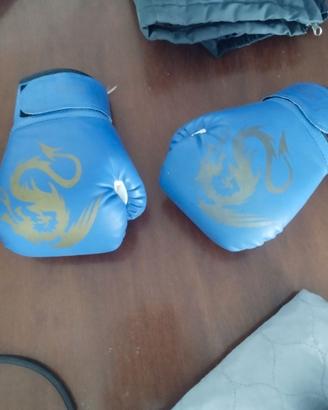 Casco boxing e guantoni (6-11 anni)