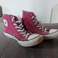 converse scarpe alte unisex bordeaux 