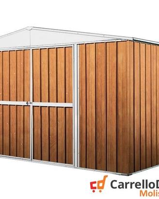 Box in Acciaio da giardino 360x345cm fin legno