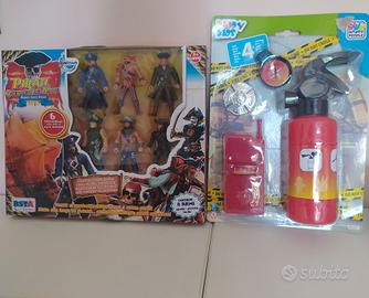 Playset pirati e set pompiere 
