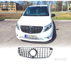 GRIGLIA MERCEDES CLASSE V W447 14-19 NERO CROMATO 