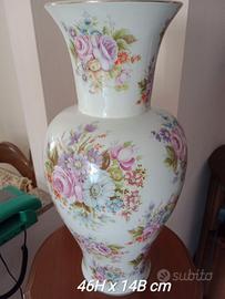 Vaso in ceramica 46 cm – decorato a mano – stile s