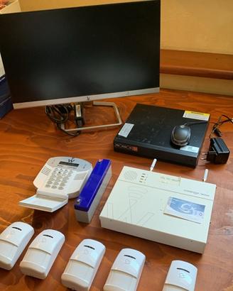 IMPIANTO ALLARME + SCHERMO E REGISTRATORE VIDEO