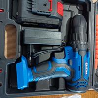 Trapano avvitatore a batteria, 21 volt 2 velocità