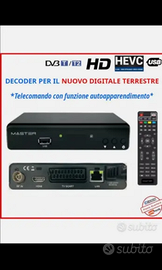 Decoder Digitale terrestre DVB-T2 Nuovi