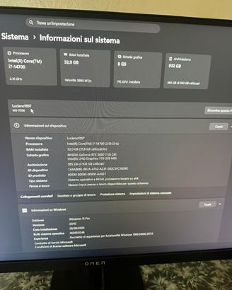 Pc gaming assemblato