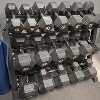 Set manubri esagonali 5–30 kg Lacertosus +