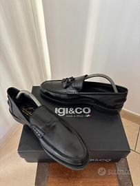 Scarpe in vero cuoio nere