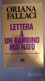 Libro Lettera a un bambino mai nato