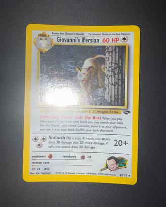 Giovanni's Persian Holo Gym Challenge 8/132
