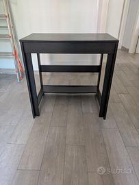 Scrivania IKEA LAIVA marrone-nero