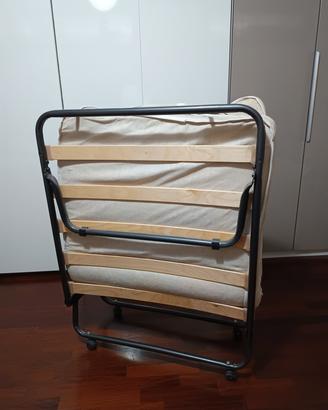 letto pieghevole con materasso 