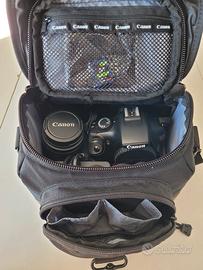 Canon EOS 1100D + Caricabatterie + SD + Zaino