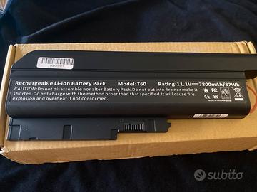 Batteria pc portatile  lenovo t 60
