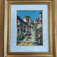 Quadro in ricamo a punto croce