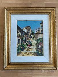 Quadro in ricamo a punto croce