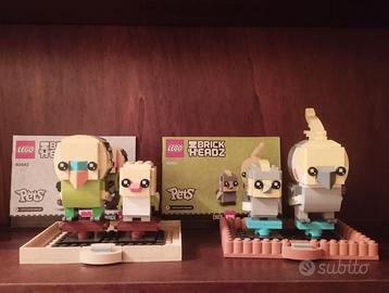 lego 40443 - 40481 brickheads Pappagalli