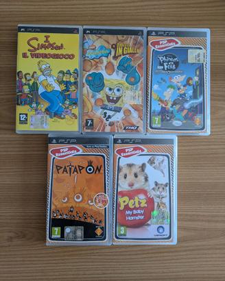 Lotto dischi UMD PSP