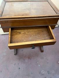 tavolino da cucito antico vintage