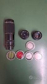 obiettivi e teleobiettivo