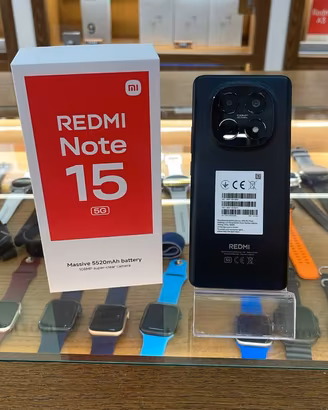 Xiaomi Redmi Note 15 5G Black 512 GB - NUOVO