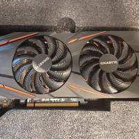 scheda video rx590 8GB gigabyte