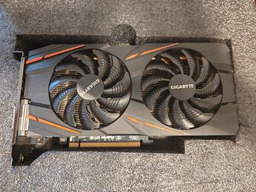 scheda video rx590 8GB gigabyte