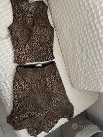 Vestito leopardato terranova