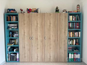 letto + libreria