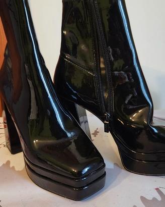 Aldo Scarpe Stivali Donna In Pelle Col. Nero EU 38