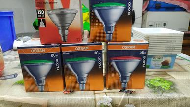 Lampadine colorate  PAR 38 per faretti esterni