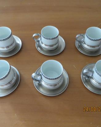 Servizio da caffè in peltro 95