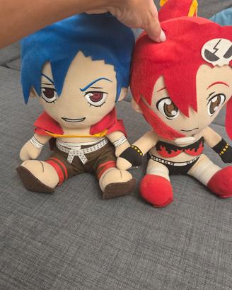 Set Peluche Gurren Lagann - Yoko & Kamina