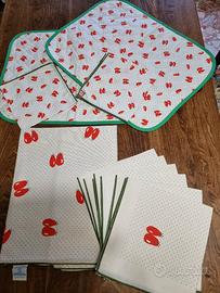 Set tovagliato  x 6 persone 