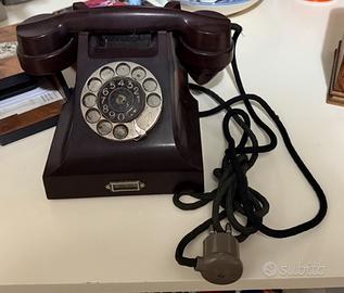 Telefono vintage anni 60 Fatme Ericson marrone