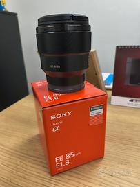Obiettivo Sony FE 85mm F1.8 pari al nuovo