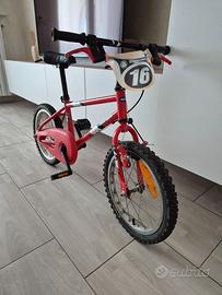 Bici bambino Decathlon 16 pollici
