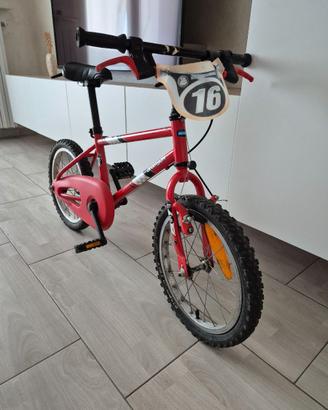 Bici bambino Decathlon 16 pollici