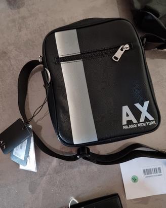 Tracolla e portafogli abbinati Armani Exchange 