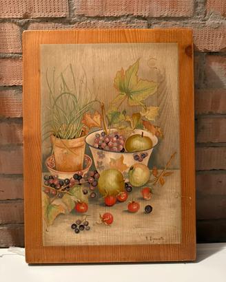 4 quadri in legno Rita Simonetto
