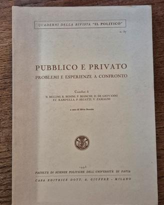 Pubblico e Privato Giuffrè 1993 Silvio Beretta