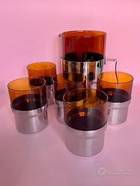Set Vintage di Bicchieri e Caraffa PRAN 🍹✨