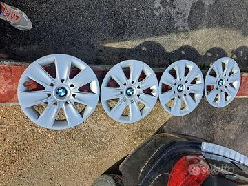 4 COPPE BORCHIA RUOTA ORIGINALI BMW DA 16