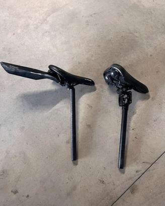 Due selle per bicicletta Btwin